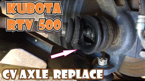 Kubota Rtv Cv Axle Replace Youtube