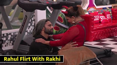 Bigg Boss 14 Rakhi Rahul Ke Bich Dikha Cute Romantic Moment YouTube