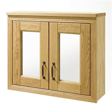 Solid Oak Bathroom Mirror Cabinets – Everything Bathroom