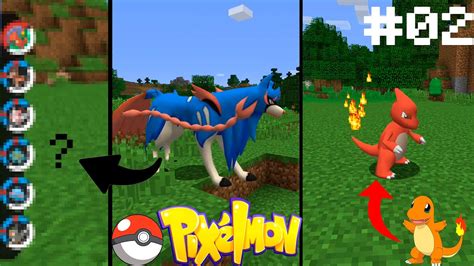 Capturamos Novos Pokemons E Evoluimos Nosso Charmander Minecraft