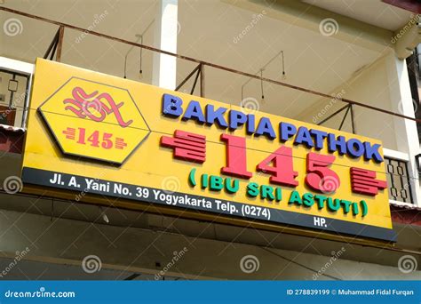 Bakpia Pathok 25 Name Board Editorial Image | CartoonDealer.com #264552026