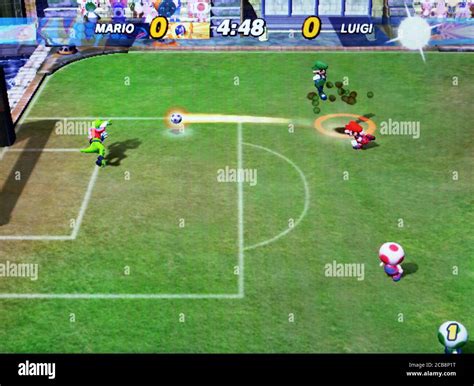 Mario Smash Football - Nintendo Gamecube Videogame - Editorial use only ...