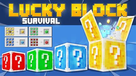 Lucky Block Survival By Waypoint Studios Minecraft Marketplace Map