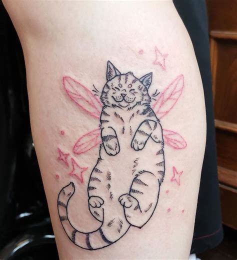 10 Cute Fairy Cat Tattoos You Must Love Style Vp