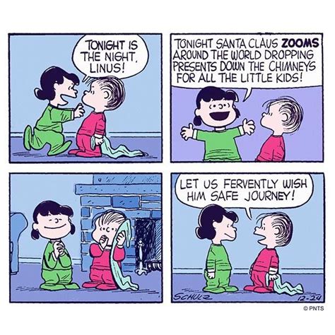 Snoopy And The Peanuts Gang On Instagram “tonight Is The Night 🎅” Charlie Brown Comics