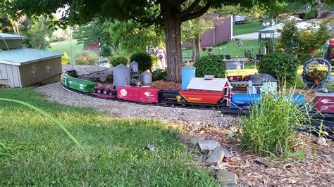 Awesome Outdoor Layout Running G Scale Trains Garden Rairoad Youtube