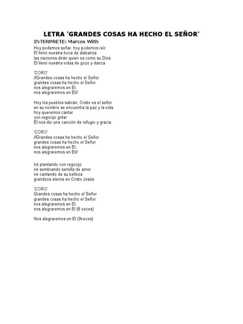 Letra Canciones Cristianas Nro 2 Pdf