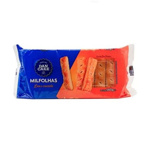 Dancake Mil Folhas Biscoito Doce Folhado G Amora Distribuidora