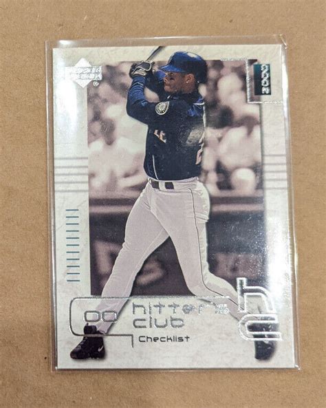 Upper Deck Hitter S Club Ken Griffey Jr Cl Mariners Ebay