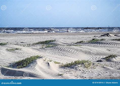 The Beach at Grand Isle, Louisiana Stock Photo - Image of coast ...