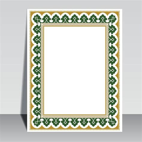 Islamic Book Cover Design Arabic Frame Border Frame Border Design