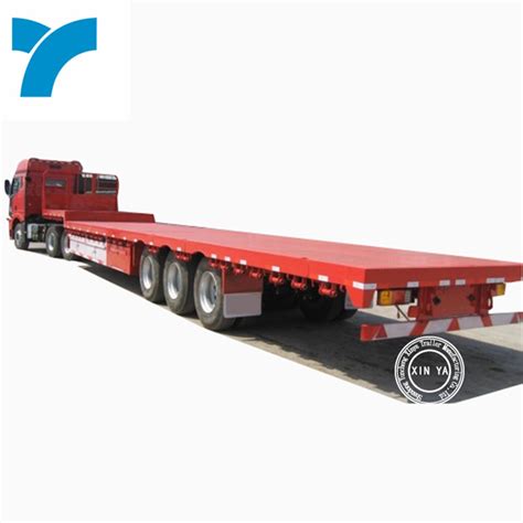 60 Step Frame Trailer Double Interlink Flatbed Container Carrier