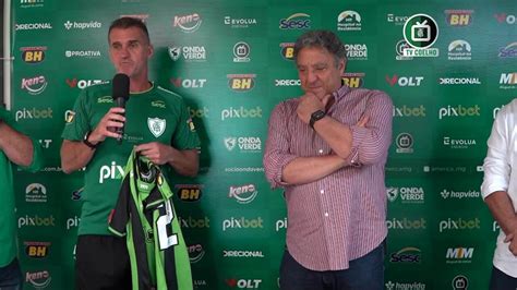 V Deo Vagner Mancini Renova Contrato E V Am Rica Mg Em Outro Patamar