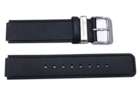 Kenneth Cole Genuine Leather Square Tip Black 20mm Watch Strap Total Watch Repair Kc2315