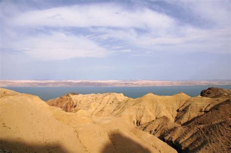 The Dead Sea Rift At Sunrise Before Descending To Wadi Zarqa Ma‘in 2012