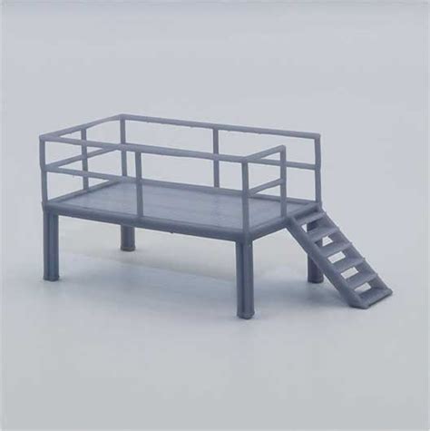 OO Scale | Galvanised Steel Lineside Platform — Model Railway Scenes