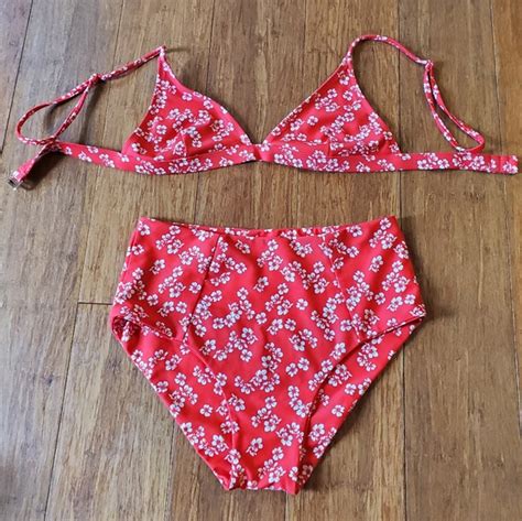 Kulani Kinis Swim Kulani Kini Red Bikini Set Poshmark