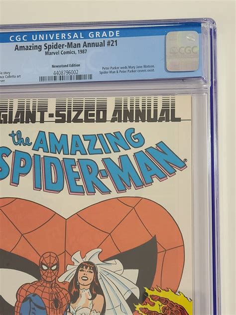 Amazing Spider Man Annual 21 Newsstand CGC 9 8 NM MT WP 1987