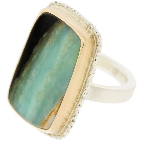 Indonesian Fossilized Opalized Wood Ring By Jamie Joseph Newtwist