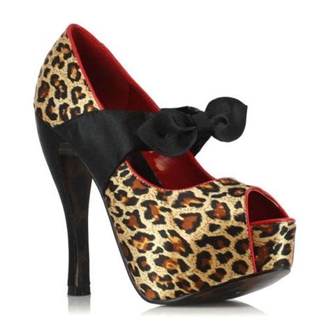 Bettie Page Leopard Pumps Bettie Page Shoes Unique Vintage Prom Dress