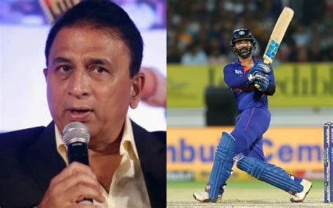 Sunil Gavaskar Backs Dinesh Karthik For The T20 World Cup 2022