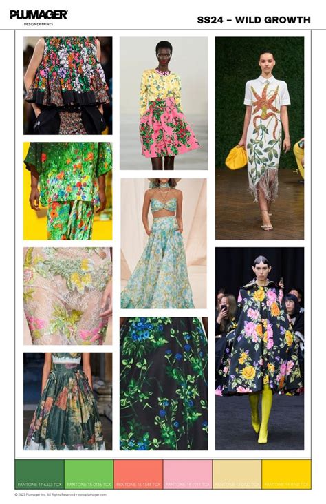 Print Trend Forecast Spring Summer 2024 Plumager Inc In 2023 Print Trends Color