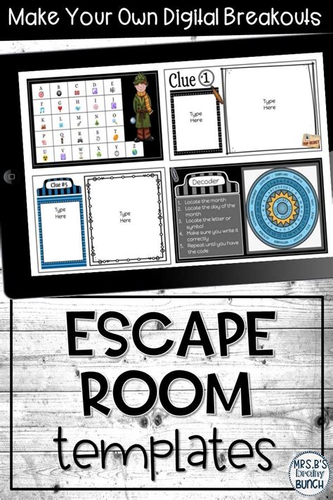 Google Docs Escape Room Template - Printable Word Searches