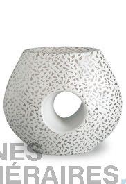 Urne Fun Raire En Porcelaine Platine Urnes Fun Raires