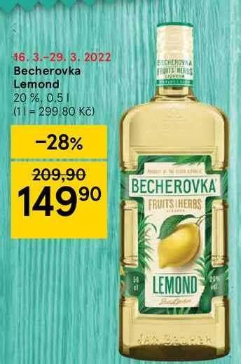 Archiv Becherovka Lemond L V Akci Platn Do