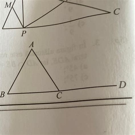 6 În figura alăturată este reprezentat triunghiul echilateral ABC cu