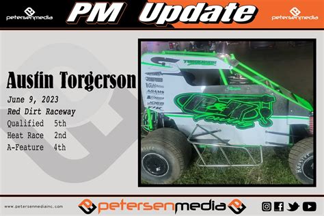 𝗣𝗘𝗧𝗘𝗥𝗦𝗘𝗡 𝗠𝗘𝗗𝗜𝗔 on Twitter PMUpdate torgersonracing Austin Torgerson