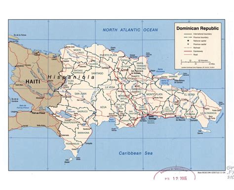 Dominican Republic Map With Cities Maping Resources