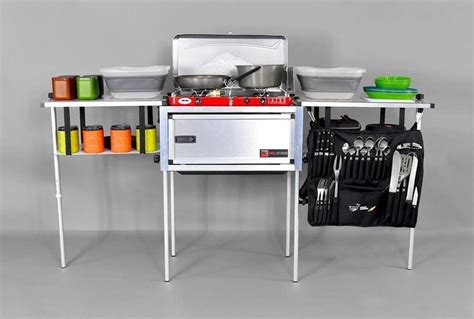 Compact Camp Kitchen Portable Camp Kitchen Camping Kitchen Table