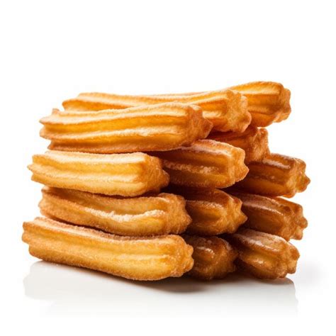 Premium Photo Delicious Churros On A White Background