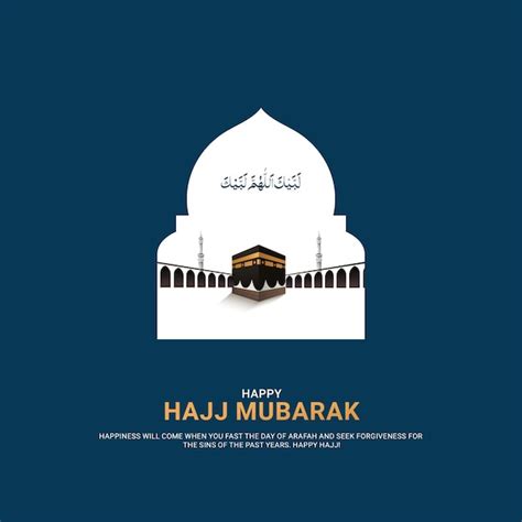 Premium Vector Arabic Islamic Calligraphy Of Text Hajj Mubarak Free