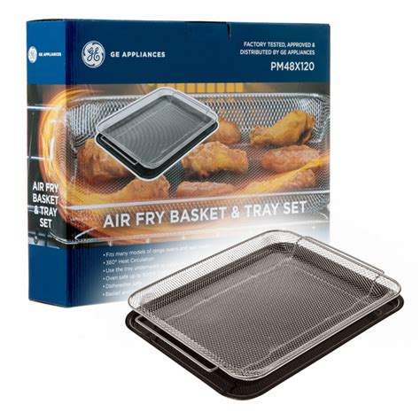 Ge Appliances Air Fry Tray With Crisper Basket 15x12 Extra Large Air