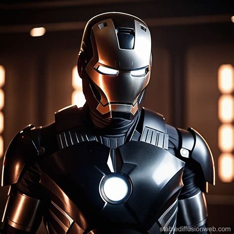 Iron Man In Darth Vader Themed Suit Stable Diffusion Online