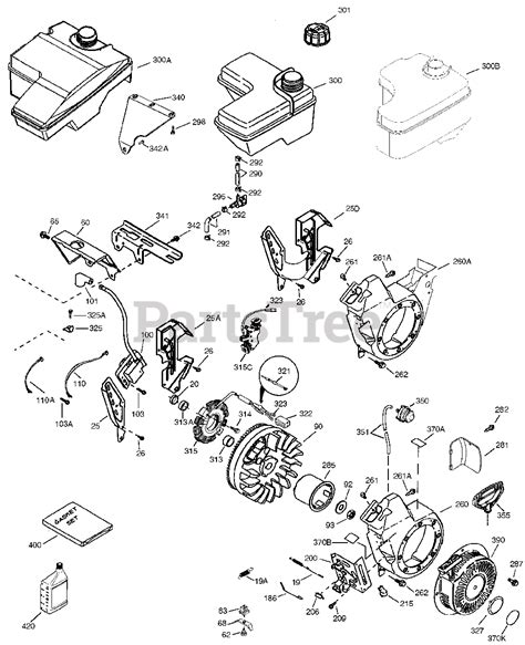 Tecumseh Ohsk70 72523e Tecumseh Engine Engine Parts List Ohsk5xb