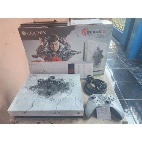 Jual Xbox One X Gears Limited Edition Tb Fullset Shopee Indonesia