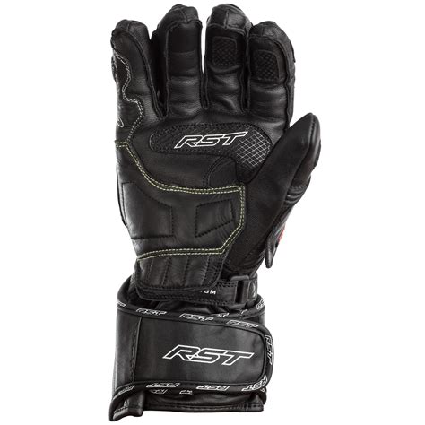 Rst Tractech Evo Leather Racingriding Gloves Ce Approved Black