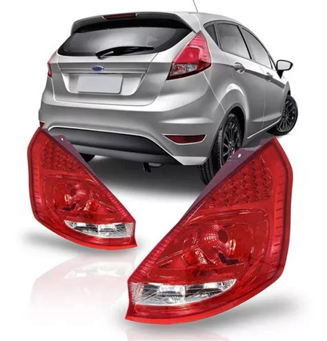 Par Lanterna Traseira New Fiesta Hatch Modelo Mexicano Parcelamento