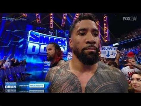 THE USOS LOST On Smackdown L Roman Reigns WWE Draft 2023 L Aj Styles