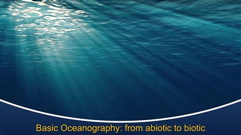 Marine Biology At Home 3 Basic Oceanography YouTube