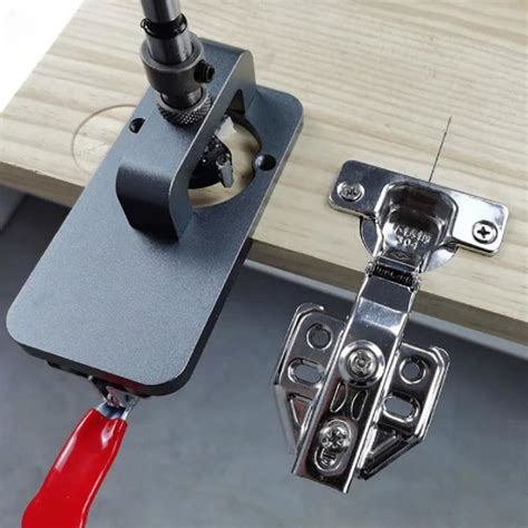 35mm Hinge Boring Jig Woodworking Hole Drilling Guide Locator With