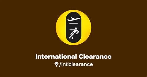 International Clearance Twitter Instagram Linktree