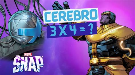 Cerebro Vs Thanos Marvel Snap Gameplay YouTube