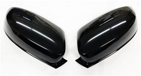 Amazon Eloveq Overlays Gloss Black Side Door Top Half Mirror Cover