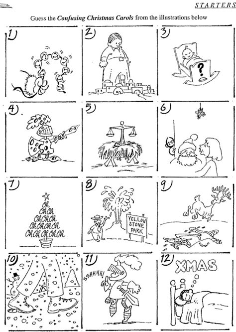 Free Printable Christmas Carol Puzzles Free Templates Printable