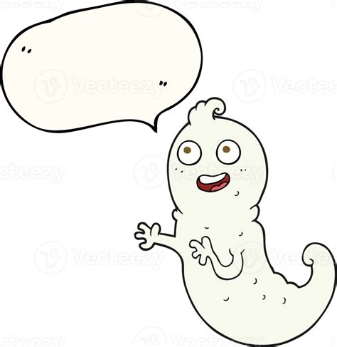 Speech Bubble Cartoon Ghost 36333346 Png