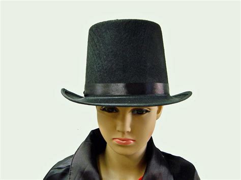 Kids Black Magician Top Hat Fancy Dress And Parties Ebay